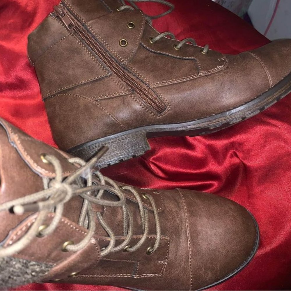 Women's Combat Booties - size 7